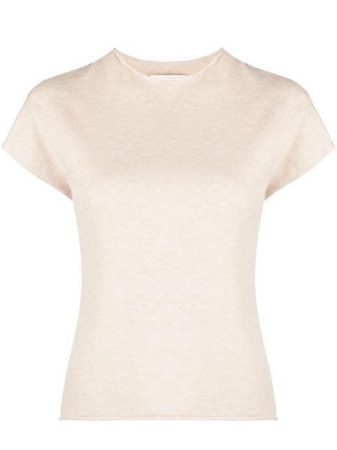 short-sleeve knit top by VINCE