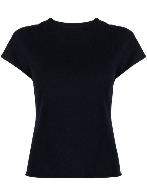 short-sleeve wool-blend T-shirt by VINCE