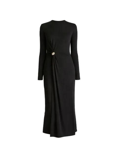 side drape midi dress by VINCE