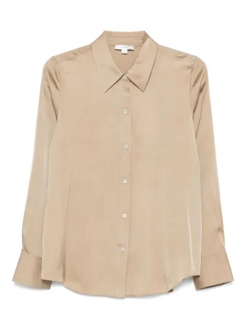 silk-bended shirt by VINCE