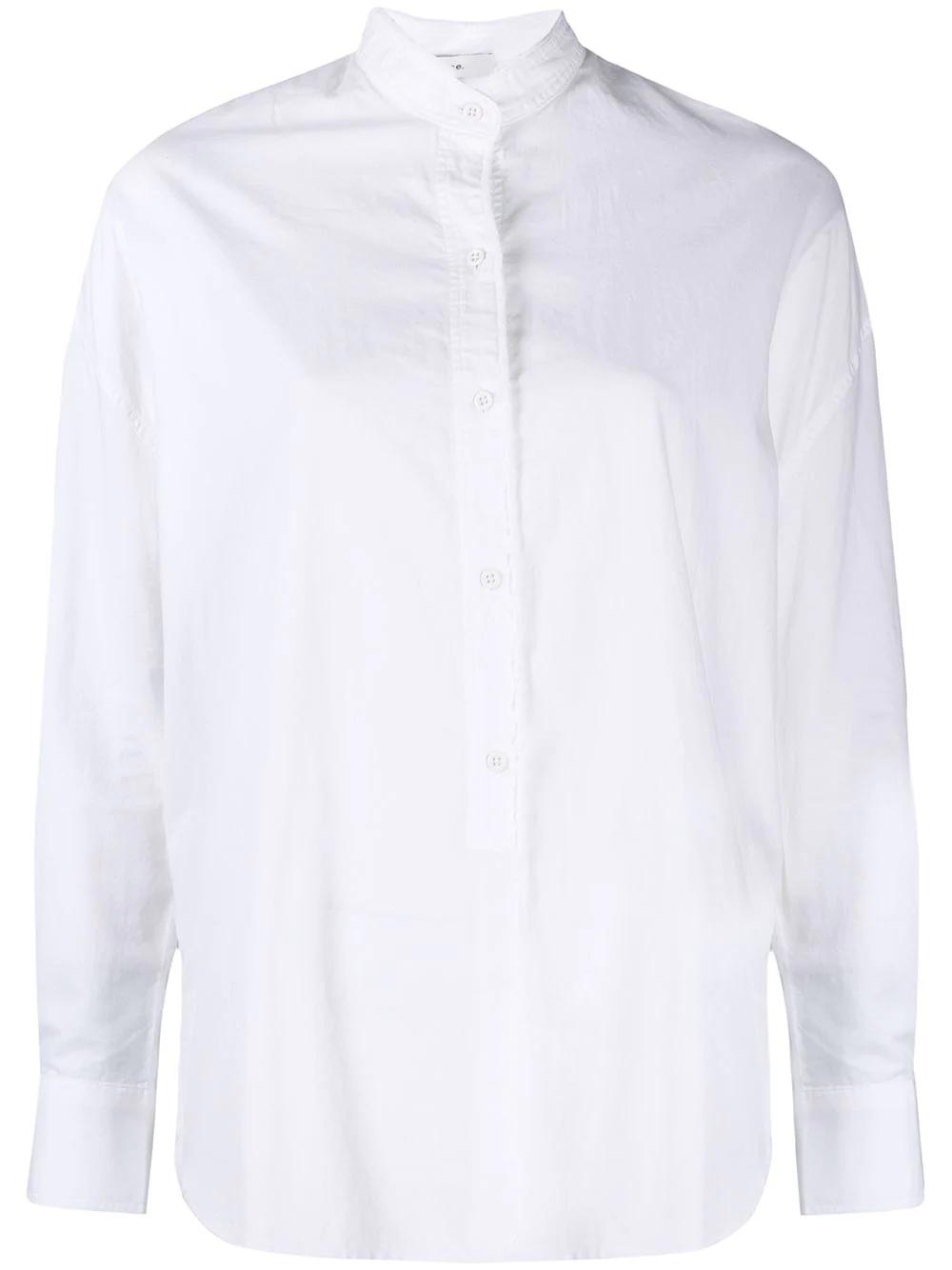 silk blend shirt by VINCE