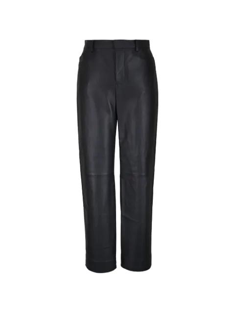 straight-leg leather trousers by VINCE