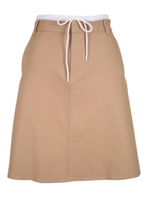 stretch-cotton skirt by VINCE