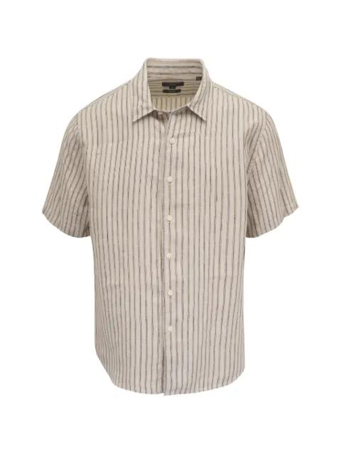 stripe-pattern short-sleeve shirt by VINCE