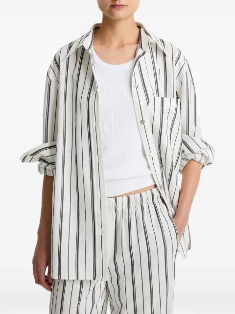 striped pocket shirt by VINCE