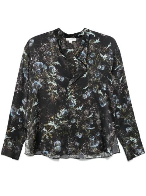thistle silk blouse by VINCE