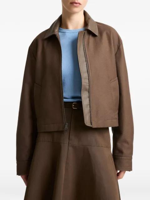 twill collar jacket by VINCE