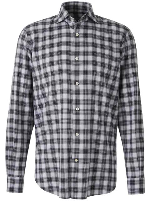 plaid-pattern shirt by VINCENZO DI RUGGIERO