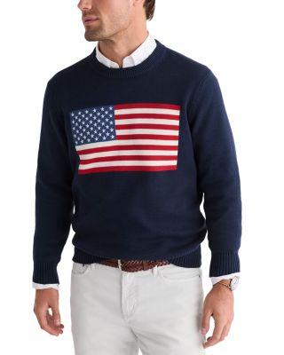 American Flag Crewneck Sweater by VINEYARD VINES