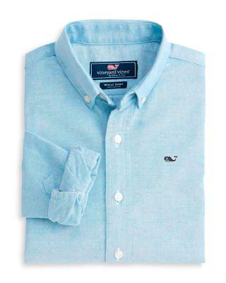 Boys' Cotton Oxford Whale Shirt - Little Kid by VINEYARD VINES