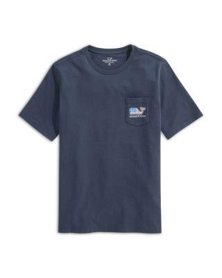 Boys' Flag Whale Short Sleeved Pocket Tee - Little Kid by VINEYARD VINES