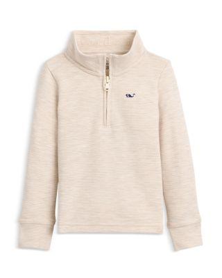Boys' Saltwater Stripe Quarter Zip Mock Neck Sweatshirt - Little Kid by VINEYARD VINES