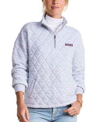 Quilted Quarter Zip Sweatshirt by VINEYARD VINES