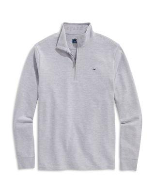Saltwater Quarter Zip Long Sleeve Sweatshirt by VINEYARD VINES