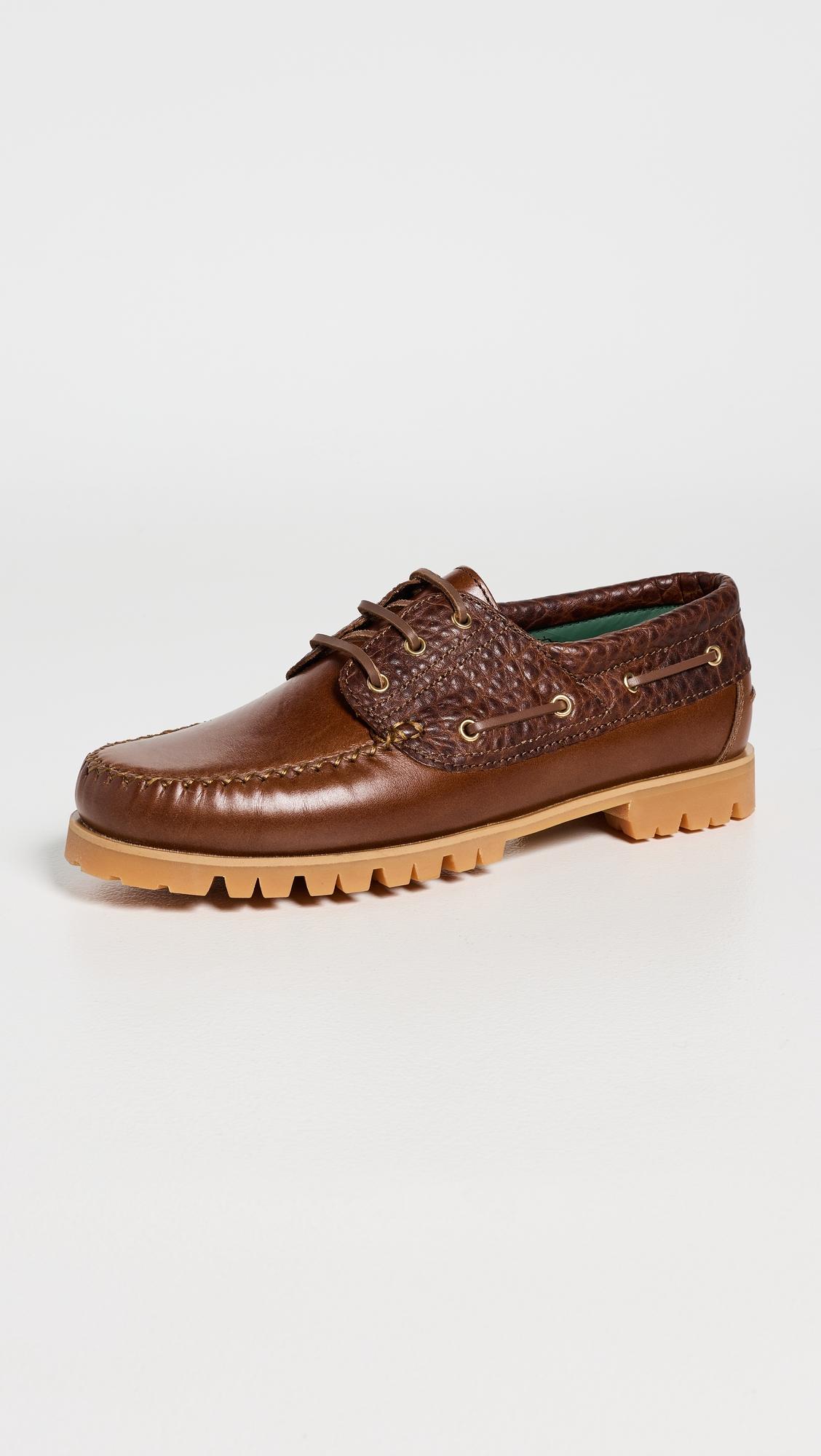 Aztec Leather Boat Shoes by VINNY'S