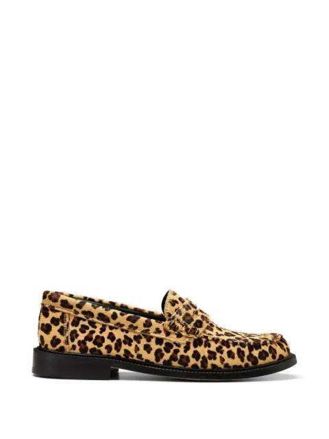 leopard yardee moccasin loafers by VINNY'S