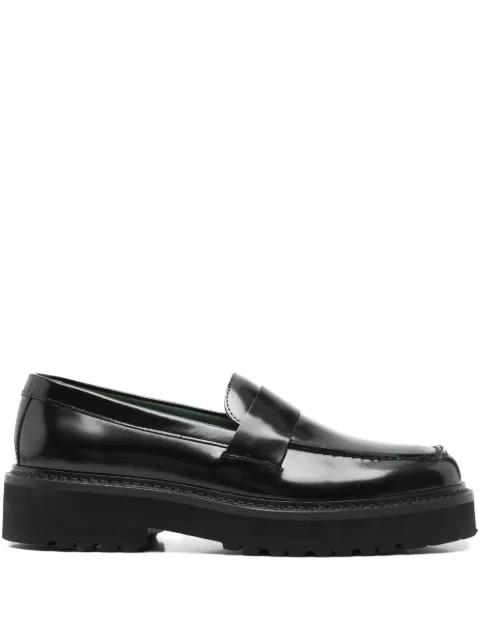 strap leather loafers by VINNY'S