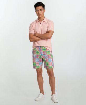 Men's Patch Detail Flat-Front Shorts by VINTAGE 1946