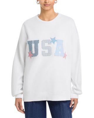 Heavy Surfwash Crewneck Applique Sweatshirt by VINTAGE HAVANA
