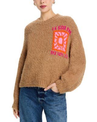 Jacquard Crewneck Sweater by VINTAGE HAVANA