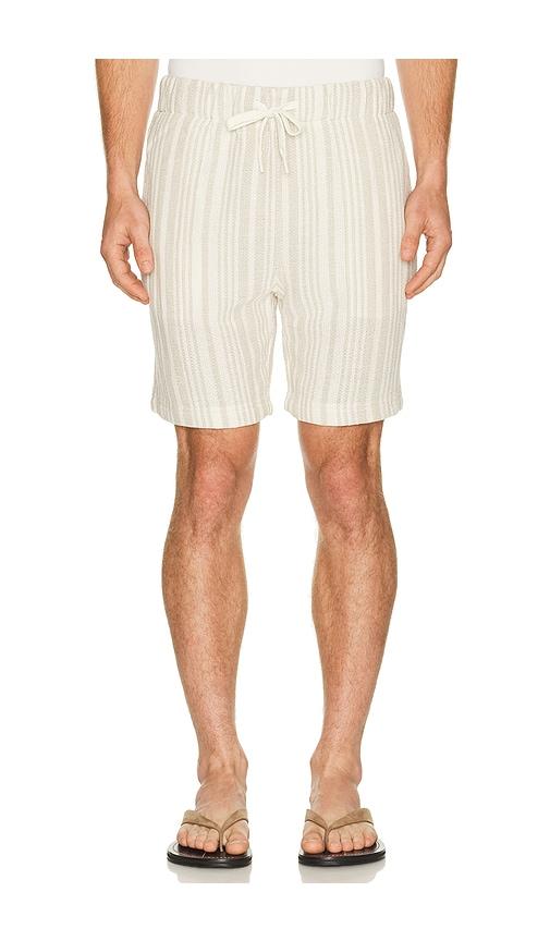 Vintage Summer Basket Weave Shorts in Brown by VINTAGE SUMMER