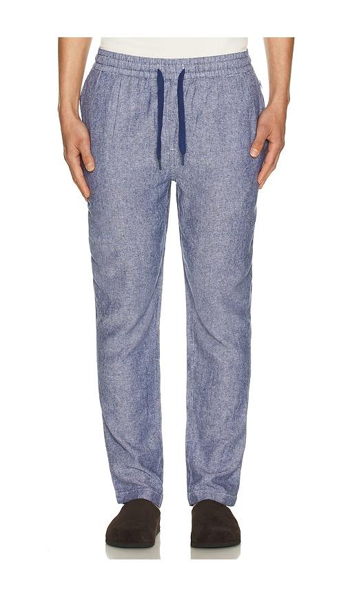 Vintage Summer Linen Pants in Blue by VINTAGE SUMMER