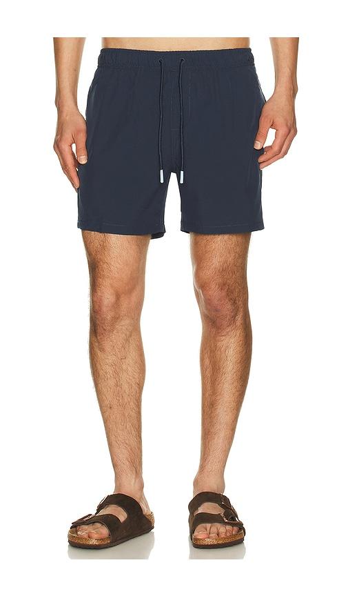 Vintage Summer Performance Stretch Lined Volleys in Blue by VINTAGE SUMMER