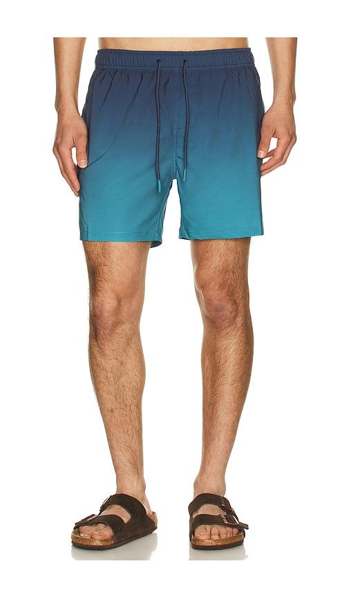 Vintage Summer Performance Stretch Lined Volleys in Blue by VINTAGE SUMMER