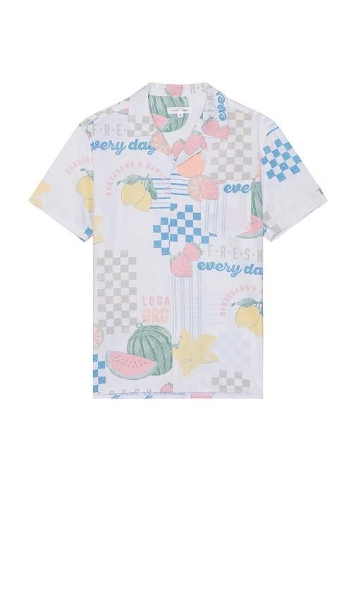 Vintage Summer Premium Camp Shirt in White by VINTAGE SUMMER