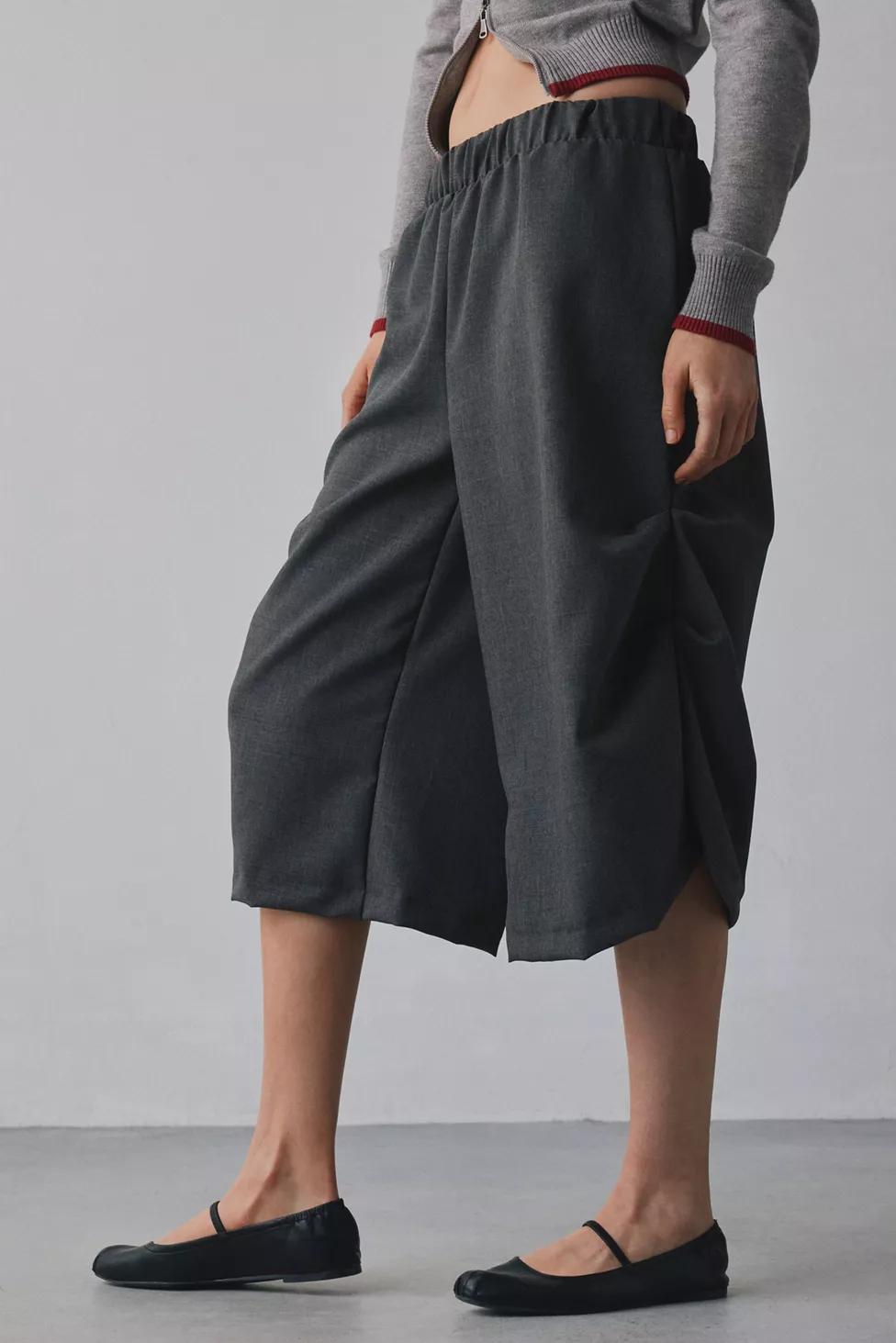 ReMADE By UO Remnants Ruched Crop Pant by VINTAGE & REMADE BY UO ReMADE By UO Remnants Ruched Crop Pant by VINTAGE & REMADE BY UO