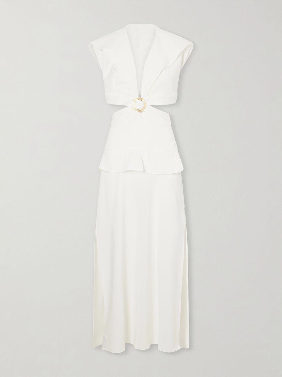Leone Butterfly cutout midi dress by VIOLANTE NESSI