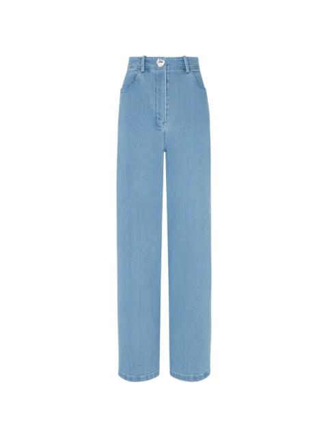 Lily Jeans hexagonal pocket straight-leg jeans by VIOLANTE NESSI