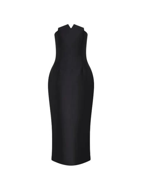 Monica strapless midi dress by VIOLANTE NESSI