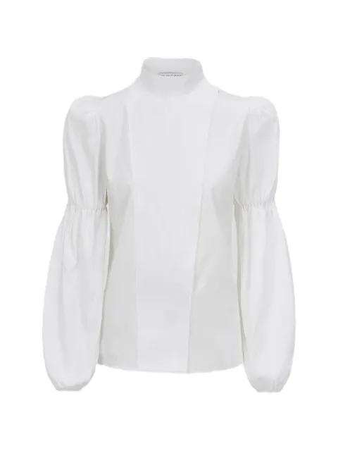 Rubens high-neck voluminous-sleeves blouse by VIOLANTE NESSI