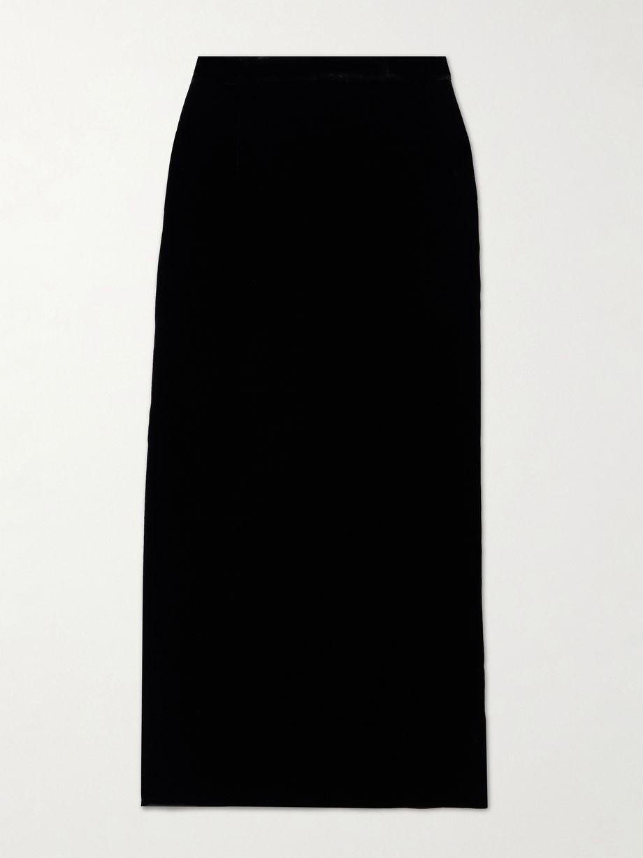 Velvet maxi skirt by VIOLANTE NESSI