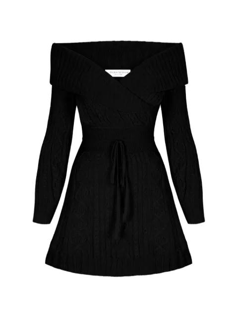 Victoire off-the-shoulder mini dress by VIOLANTE NESSI