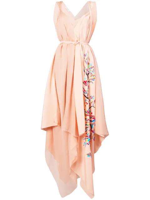 handkerchief hem dress by VIONNET