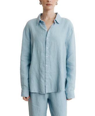 Cecile Oversized Linen Shirt by VIR VITA