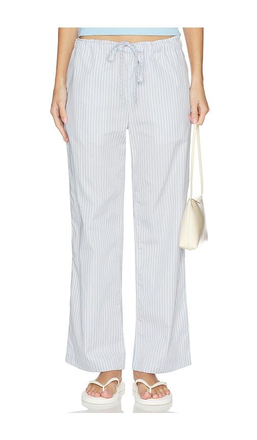 VIR VITA Clara Stripe Pant in Baby Blue by VIR VITA