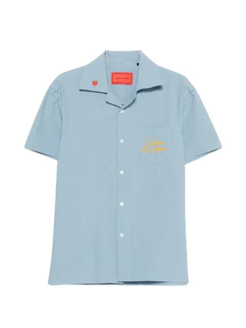 logo-embroidered shirt by VISION OF SUPER