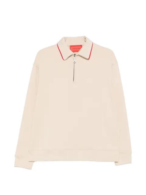 zip-up collared polo shirt by VISION OF SUPER