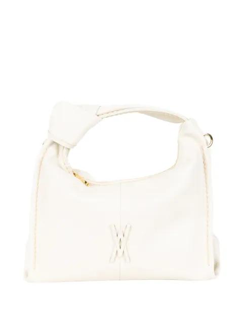 knotted leather clutch bag by VISONA`