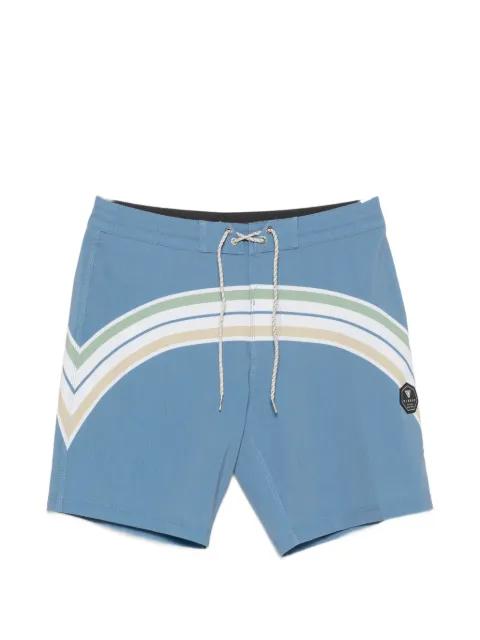 Latitude striped swim shorts by VISSLA