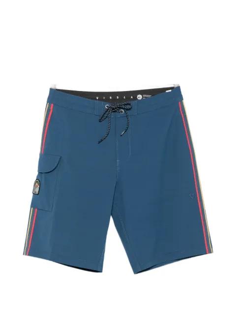 Long Sets side-stripe swim shorts by VISSLA