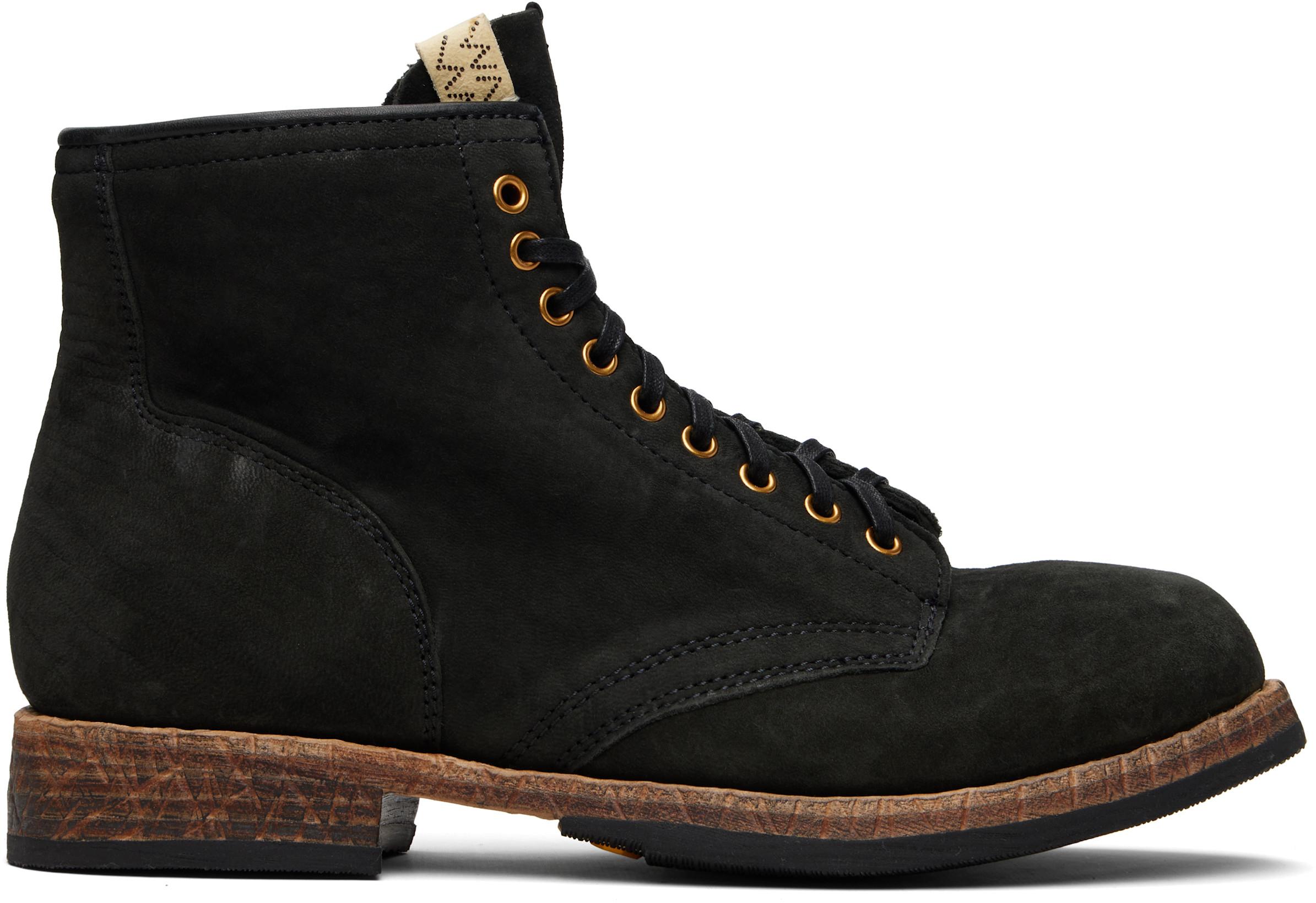 Black Brigadier Mid-Folk Boots by VISVIM