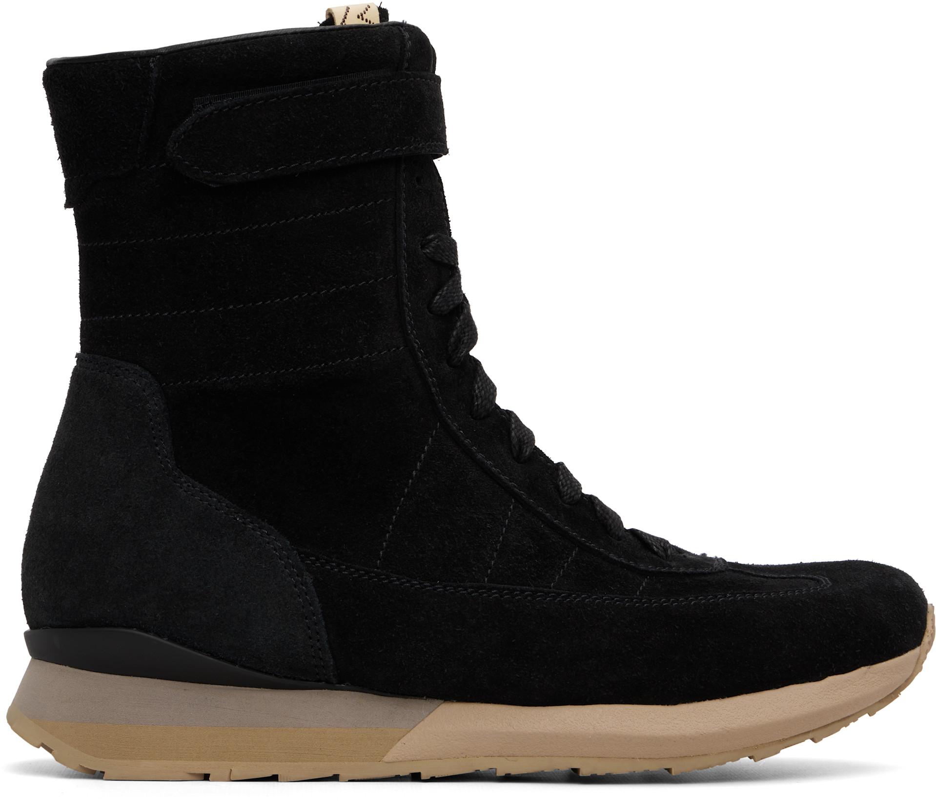 Black Daytona Hi Sneakers by VISVIM