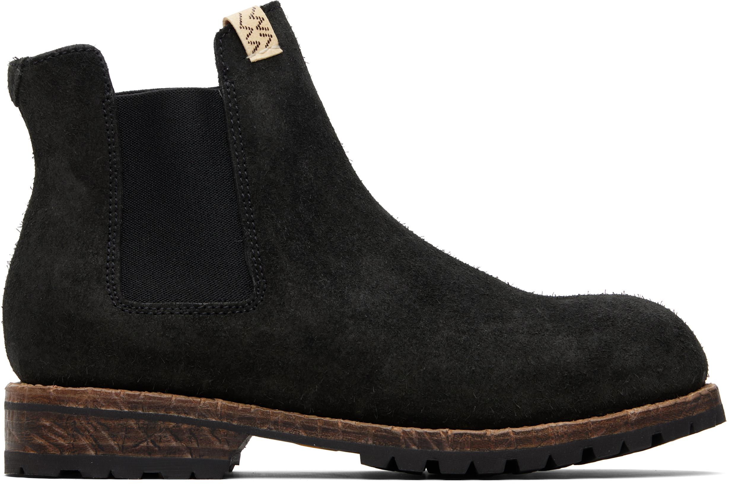 Black Gornergrat Mid-Folk Chelsea Boots by VISVIM