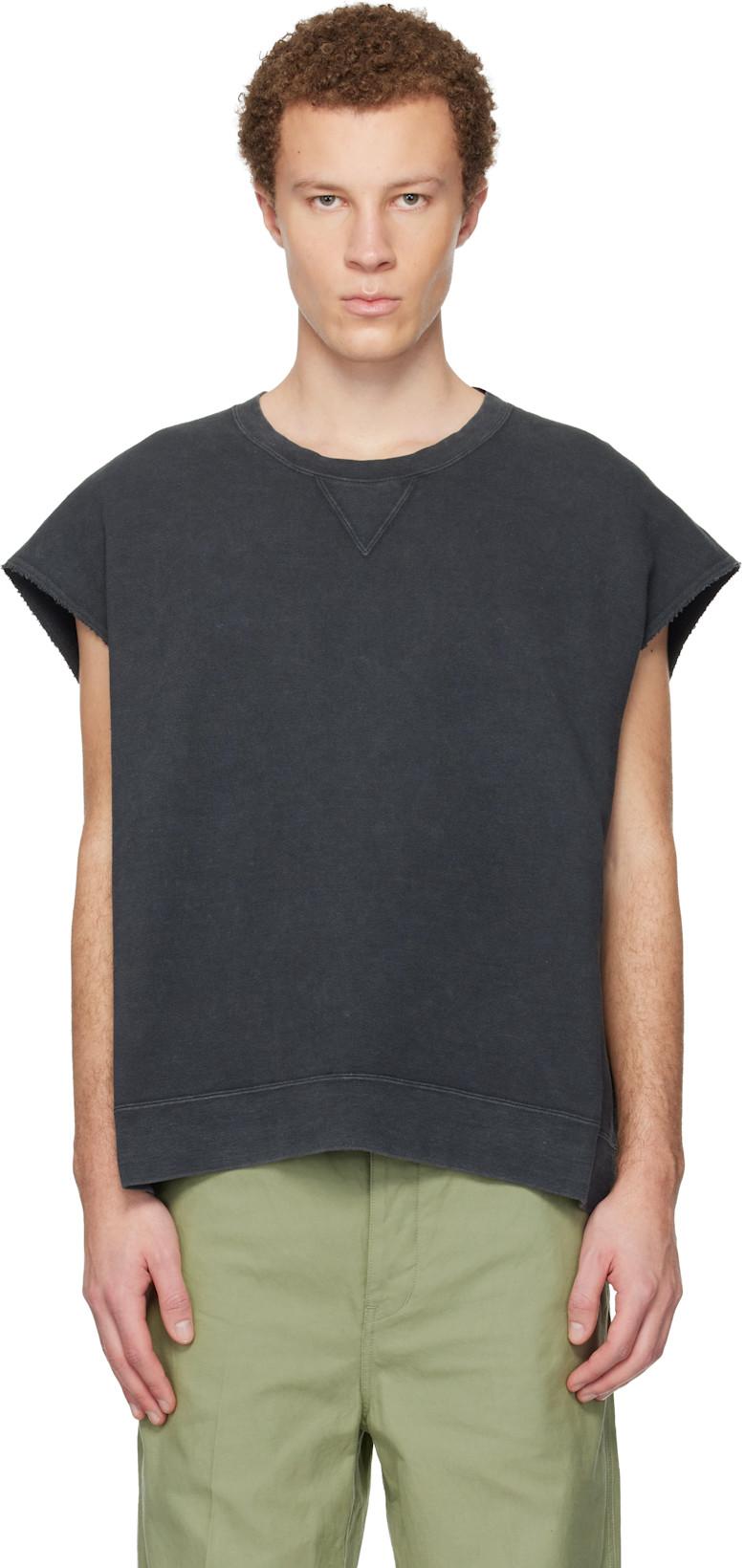 Black Mondo S/L DMGD Sweatshirt by VISVIM