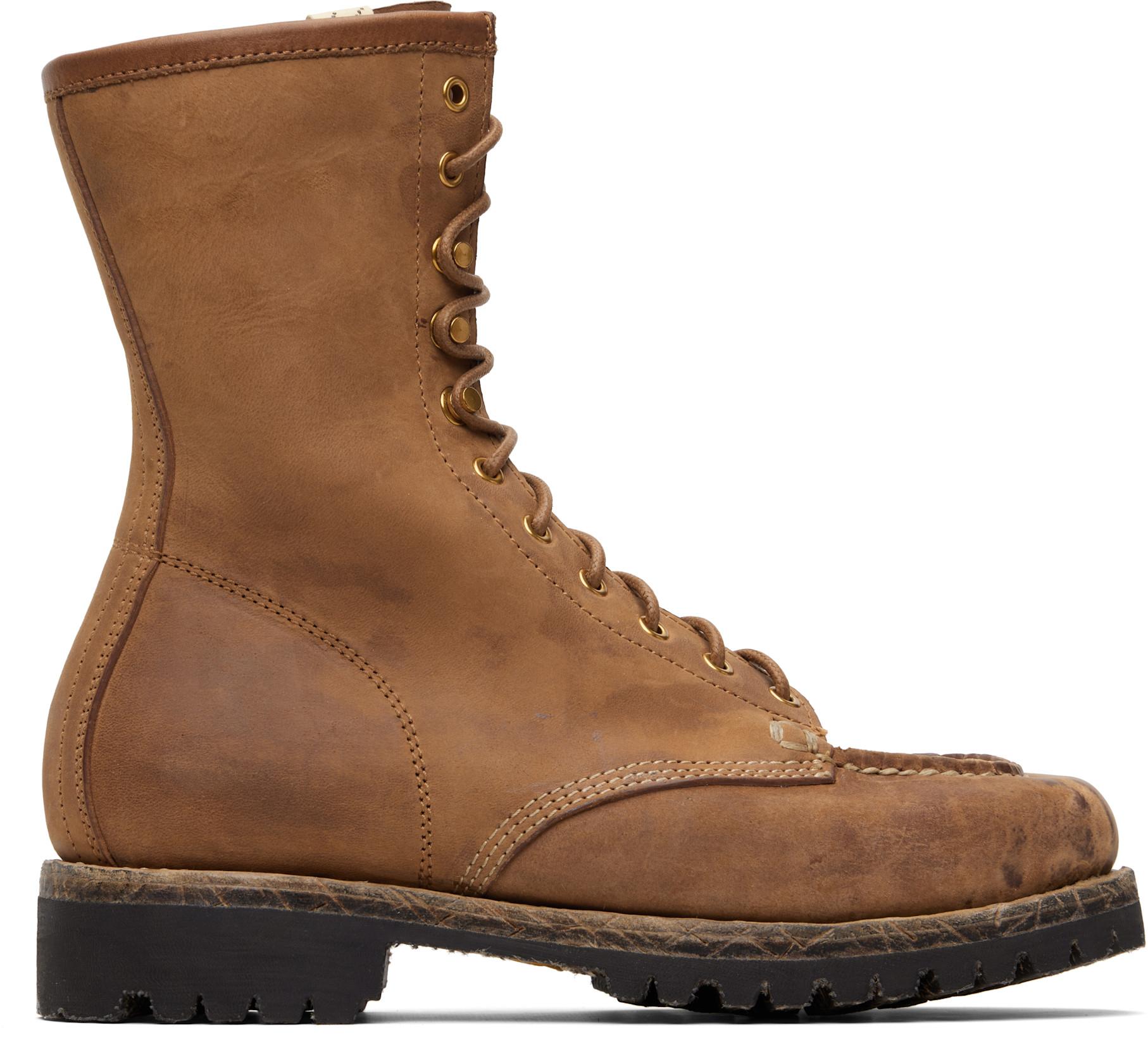 Brown Scout Moc Boots by VISVIM