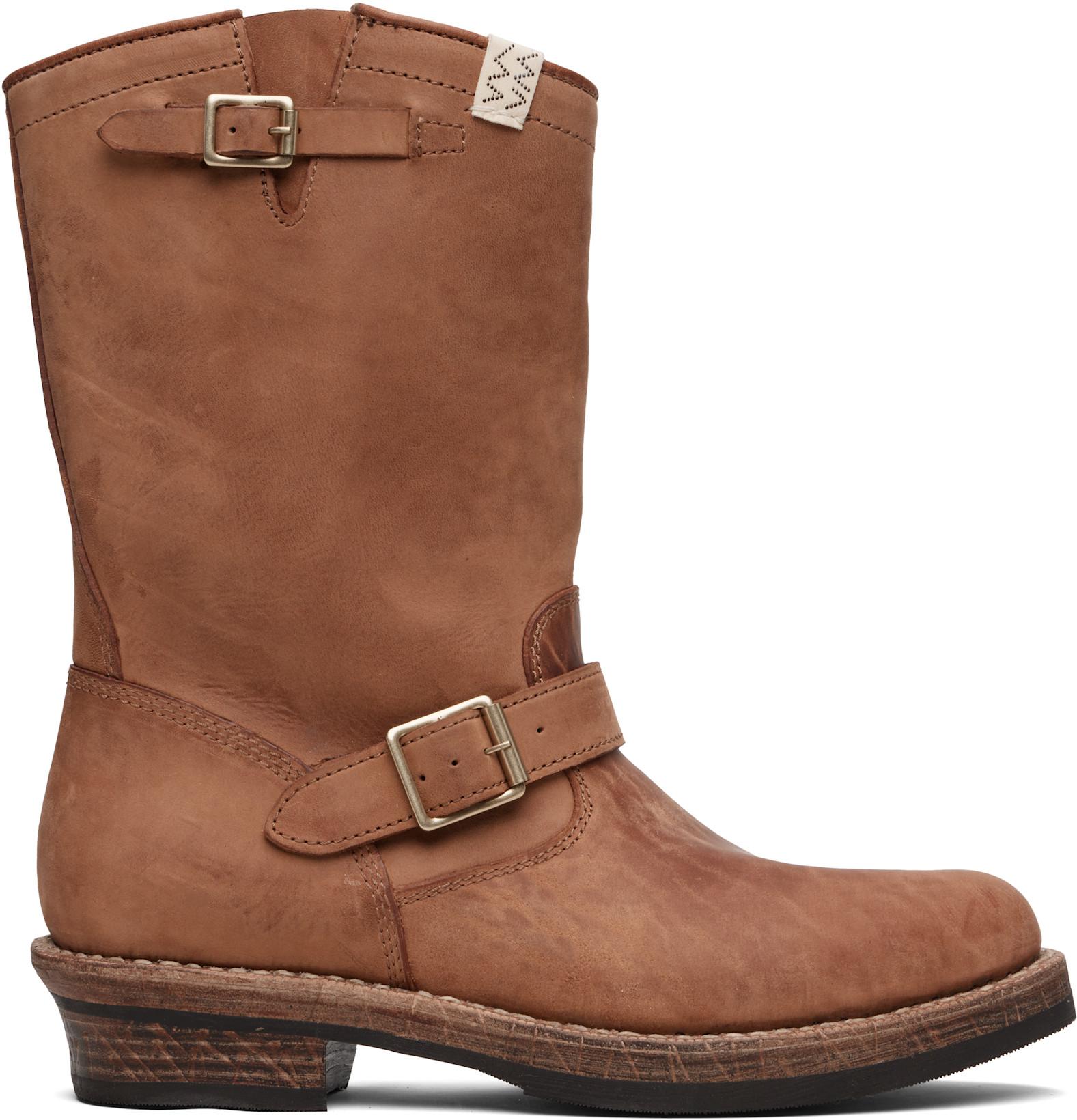 Brown T.W.O. Folk Boots by VISVIM